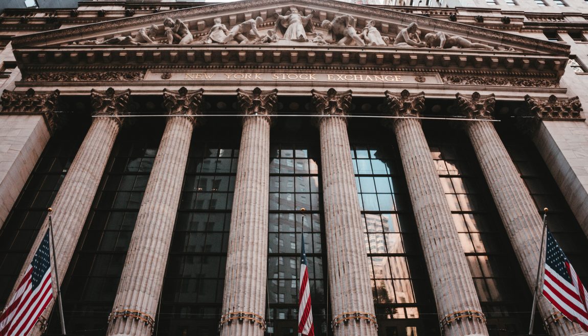The New York Stock Exchange building.